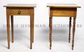 A Group of Two Similar American Maple Side Tables