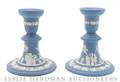 A Pair of Wedgwood Candlesticks