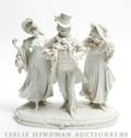 A Continental Bisque Porcelain Figural Group
