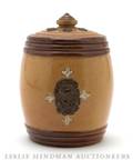 An English Pottery Tobacco Barrel Doulton