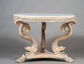 EMPIRE STYLE PAINTED CENTER TABLE