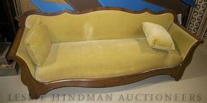 A Regency Style Camelback Sofa