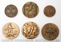 A Group of Six Bronze Medals