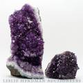 Two Amethyst Mineral Specimens