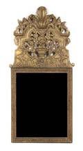 A Continental Style Giltwood Mirror