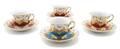 An Assembled Set of Meissen Teacups and Saucers