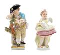 Two Meissen Porcelain Figures