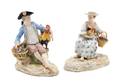 Two Meissen Porcelain Figural Groups