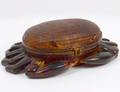 CHINESE RATTAN AND WOOD CRAB BOX