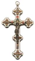 An Italian Metal Crucifix