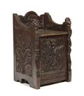 A Carved Renaissance Revival Coal Scuttle