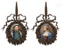 Two Continental Enameled Plaques