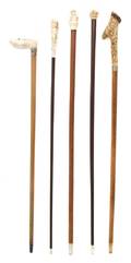 A Group of Five Canes