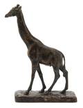 A Bronze Giraffe After Alfred Barye