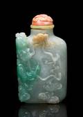 A Chinese Jade Snuff Bottle