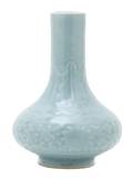 A Chinese Celadon Glazed Porcelain Vase