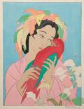 A Woodblock Print Paul Jacoulet French 19021960
