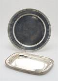 Two American Sterling Silver Trays