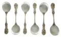 A Set of Six American Sterling Silver Serving Spoons Reed and Barton