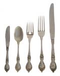 An Assembled American Sterling Silver Flatware Service Lunt