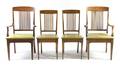 A Set of Four Arts and Crafts Chairs