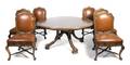 A Set of Eight American Chairs and Dining Table Therien Studio Workshops