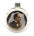 A Glass Presidential Campaign Flask