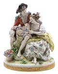 A German Porcelain Figural Group