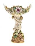 A German Porcelain Figural Center Bowl