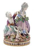 A Meissen Porcelain Figural Group