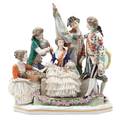 A Continental Porcelain Figural Group