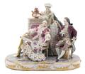 A Continental Porcelain Figural Group