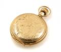 A 14 Karat Yellow Gold Pocket Watch Waltham Watch Co