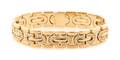 An 18 Karat Yellow Gold and Diamond Bracelet Cartier