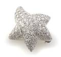 An 18 Karat White Gold and Diamond Starfish Pin Marlene Stowe