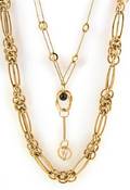 A Group of 14 Karat Yellow Gold Necklaces