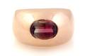 A 14 Karat Rose Gold and Pink Tourmaline Ring