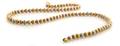 A 14 Karat Tricolor Gold Bead Necklace