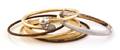 A Group of Six Gold Bangle Bracelets