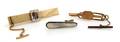 A Group of 14 Karat Gold Tie Clips