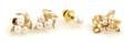 A Group of 14 Karat Yellow Gold and Cultured Pearl Jewelry