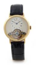 An 18 Karat Yellow Gold 3357 Tourbillon Wristwatch Breguet