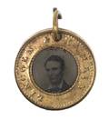 LINCOLN ABRAHAM FERROTYPE PORTRAIT PENDANT