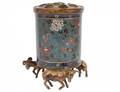MING DYNASTY STYLE CLOISONNE ENAMEL FLOWER POT