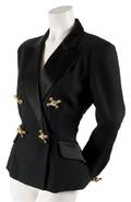 A Moschino Black Faucet Jacket