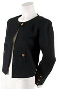 A Chanel Black Wool Jacket