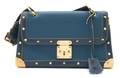 A Louis Vuitton Blue Leather Bag