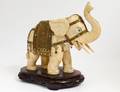 BONE TILED FIGURE OF AN ELEPHANT
