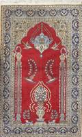 A Persian Wool Prayer Rug