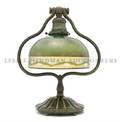A Tiffany Studios Bronze and Favrile Tel el Amarana Desk Lamp